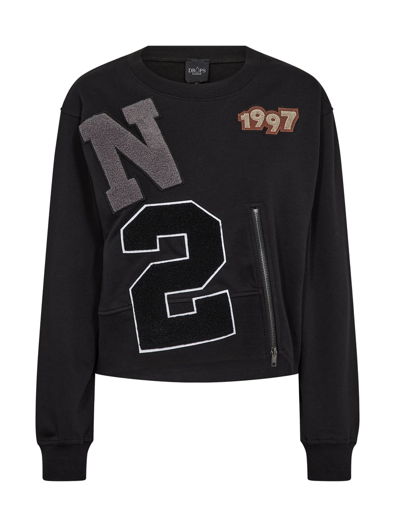 NÜ Asis Sweat Bluser Svart