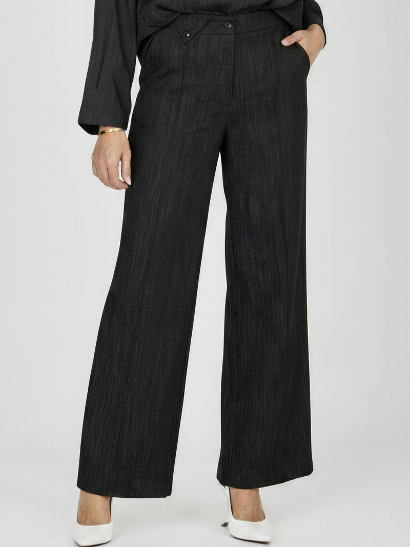 NÜ Asti Trousers Bukser 006 Black Denim