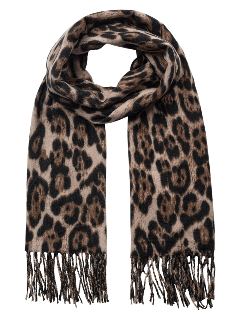 NÜ Aya Scarf Leo Accessoirer 289 Brown Mix