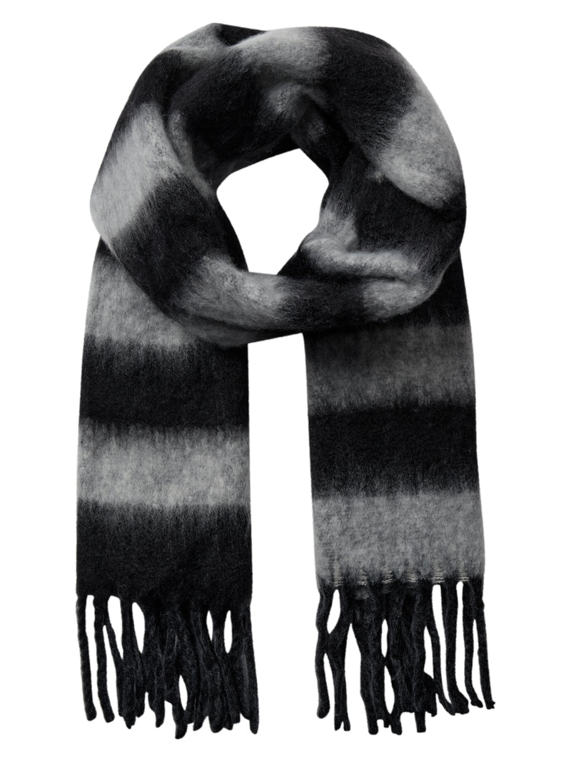 NÜ Aya Skjerf Stripe Accessoirer Svart mix