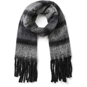 NÜ Aya Skjerf Stripe Skjerf 901 Grey mix