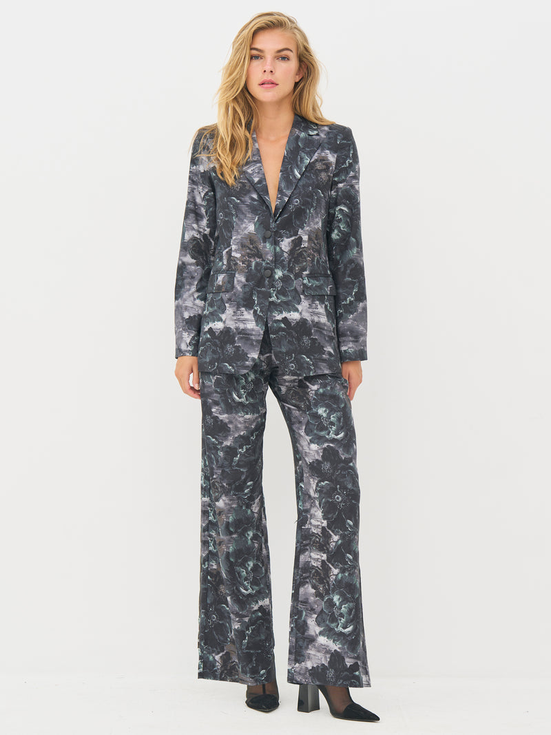 NÜ BALOU bukser Bukser 355 Petrol green mix