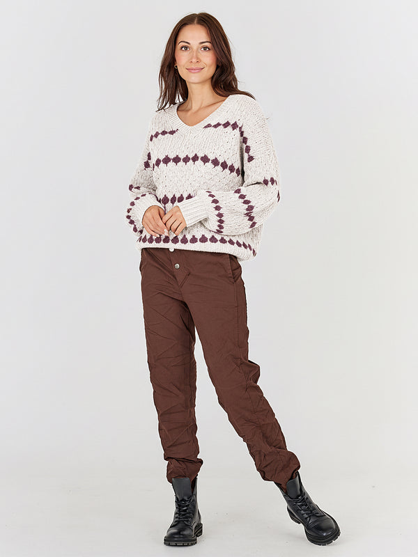 NÜ BANO strikk Strikket 112 Bone mix