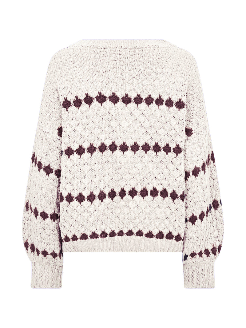 NÜ BANO strikk Strikket 112 Bone mix