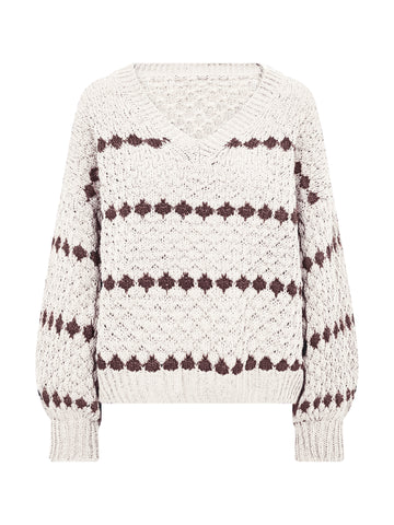 NÜ BANO strikk Strikket 112 Bone mix