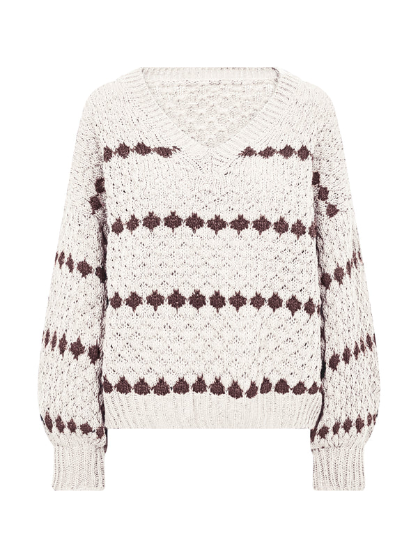 NÜ BANO strikk Strikket 112 Bone mix