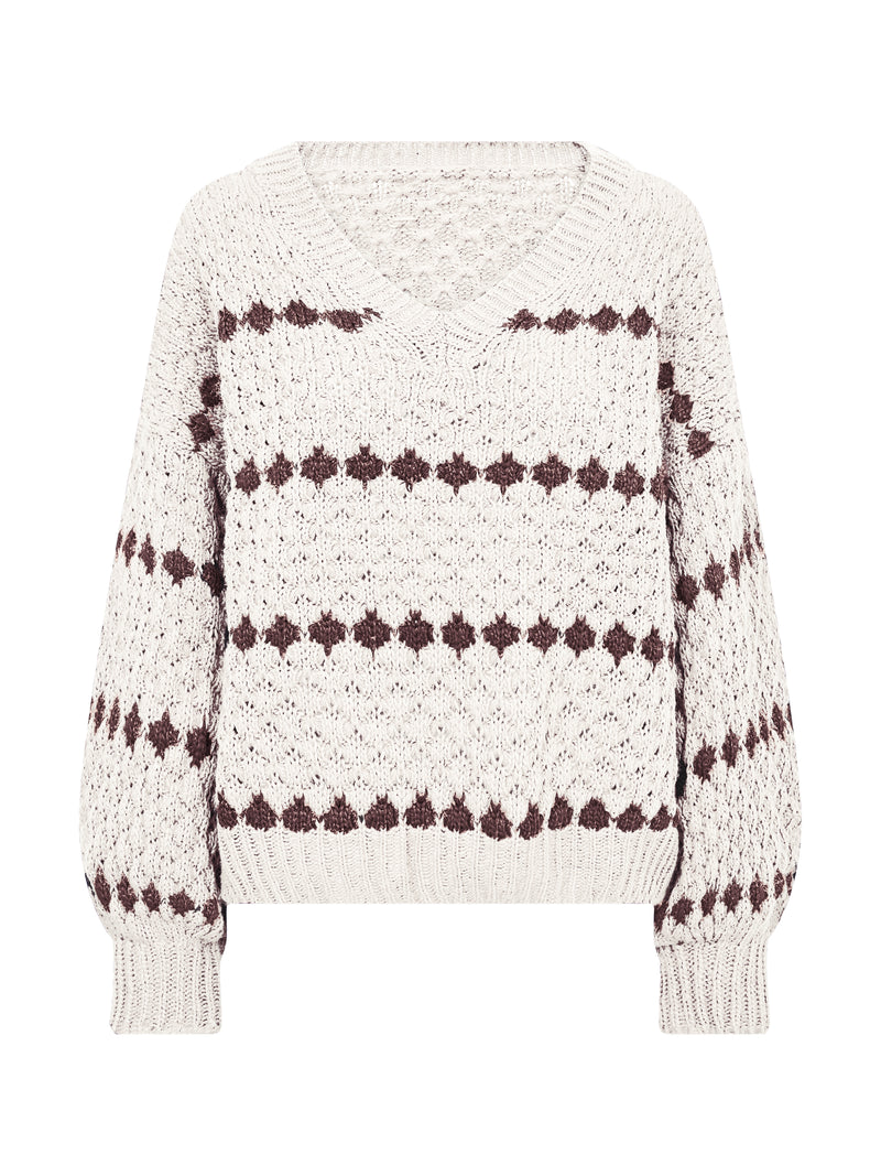 NÜ BANO strikk Strikket 112 Bone mix