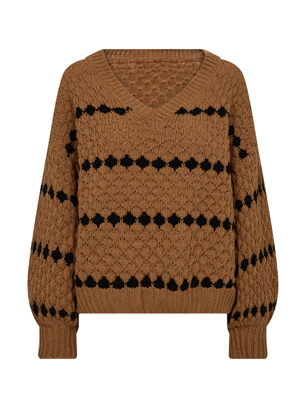 NÜ BANO strikk Strikket 294 Dark Earth mix