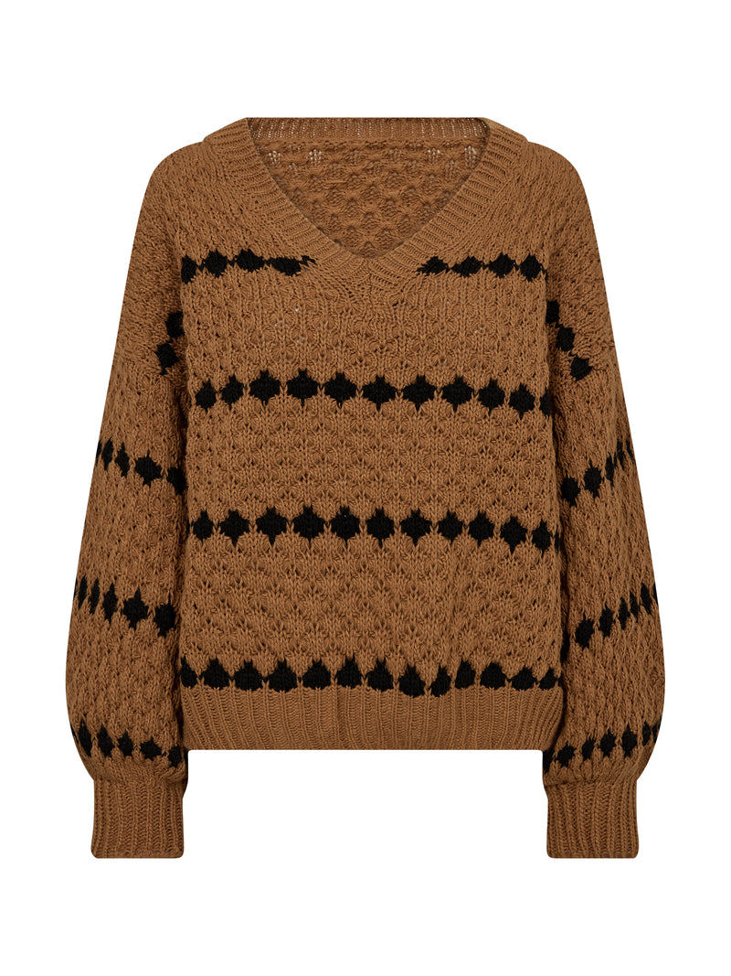 NÜ BANO strikk Strikket 294 Dark Earth mix