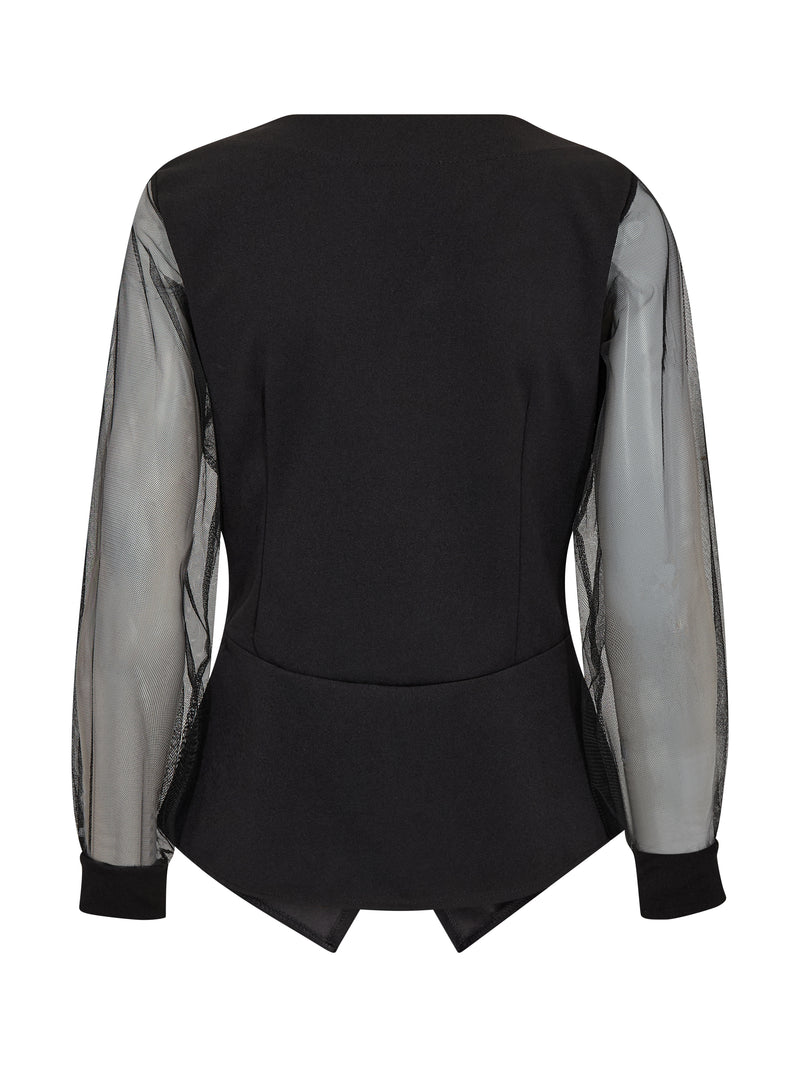 NÜ BAO Bluse Bluser Svart