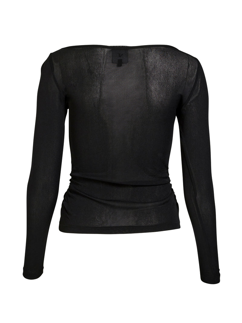 NÜ BETH l/s t-skjorte Topper og t-skjorter Svart
