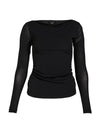 NÜ BETH l/s t-skjorte Topper og t-skjorter Svart