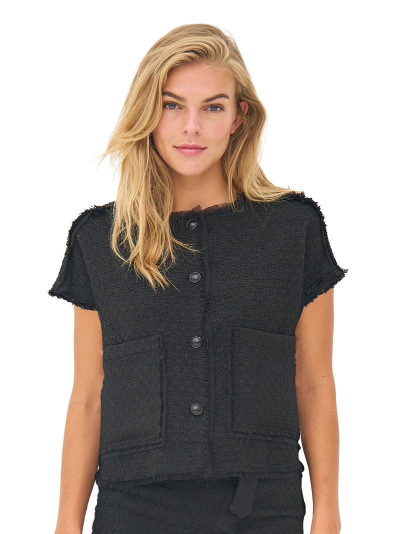 NÜ BETH vest Veste Svart