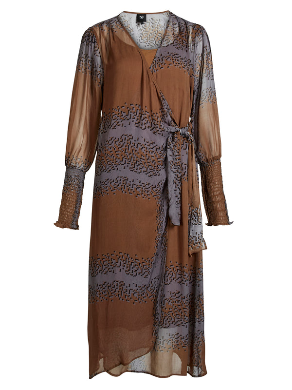 NÜ BIANCA kjole Kjoler 294 Dark Earth mix