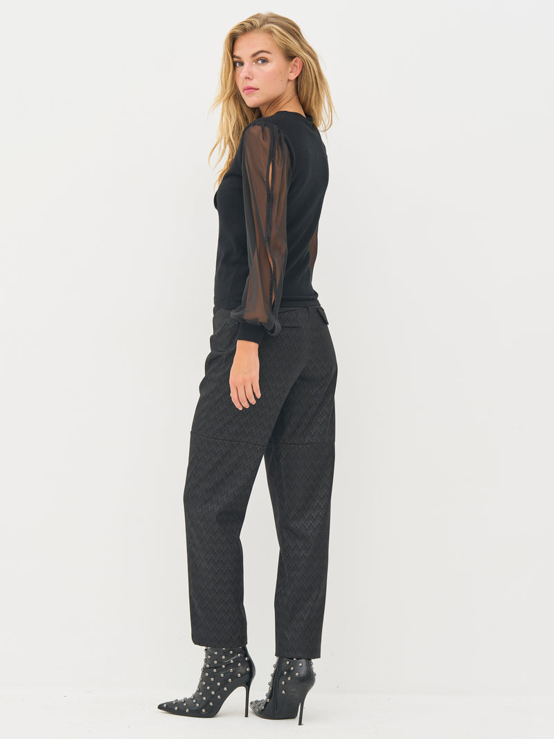 NÜ BLAKE bluse Strikket Svart