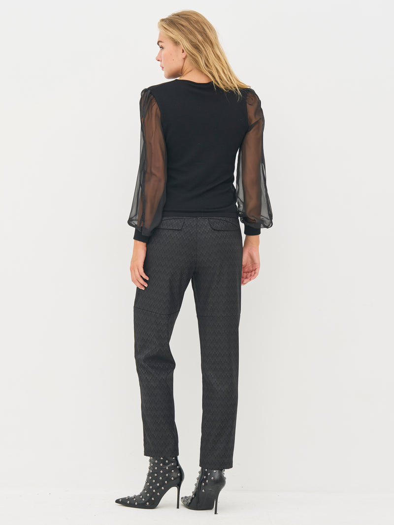 NÜ BLAKE bluse Strikket Svart