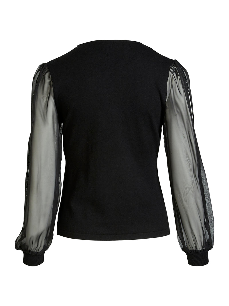 NÜ BLAKE bluse Strikket Svart