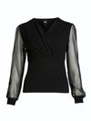 NÜ BLAKE bluse Strikket Svart