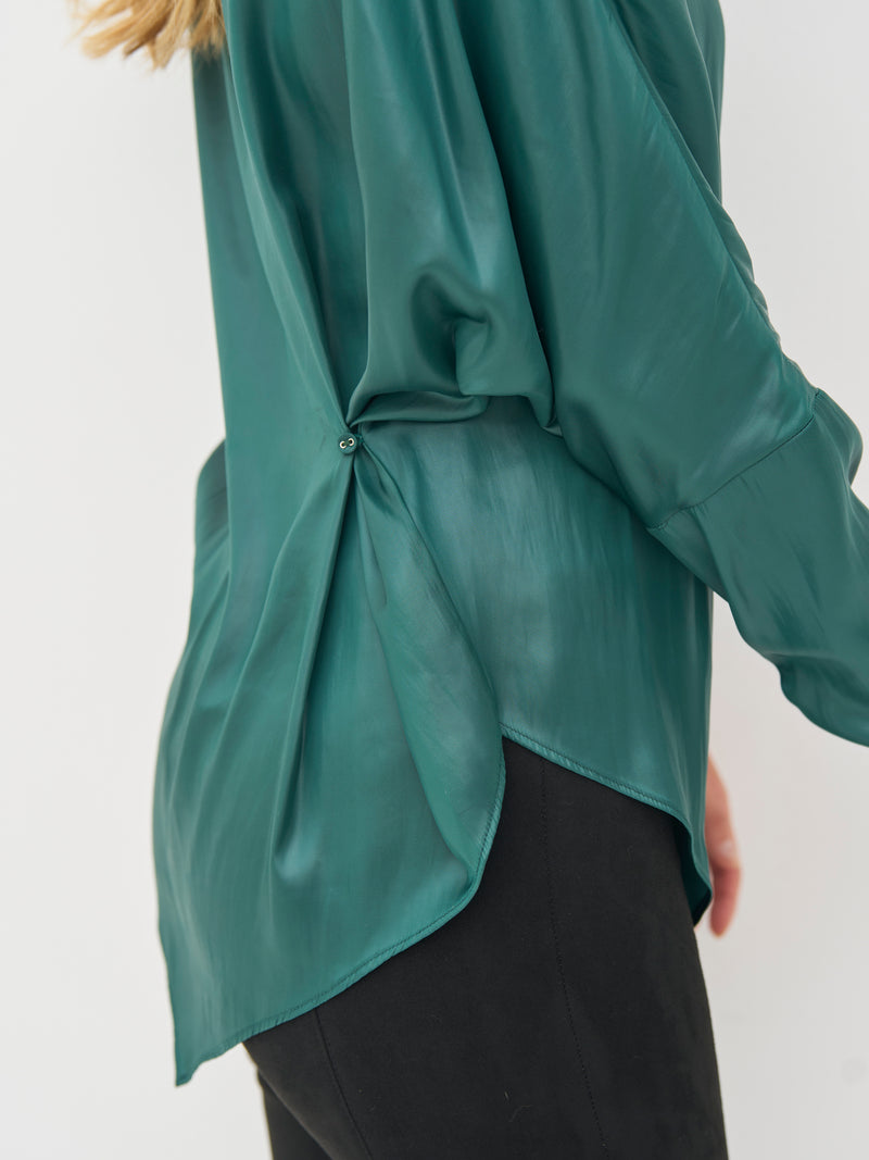 NÜ BOEL bluse Bluser 355 Petrol green