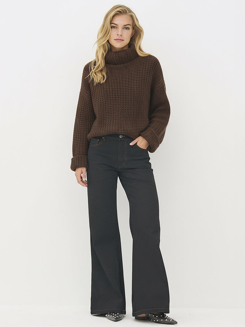 NÜ Bano Blouse knit Strikket 289 Brown