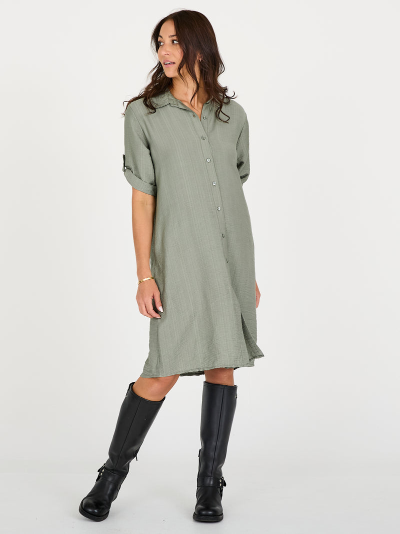 NÜ CAITLIN kjole Kjoler 393 Army