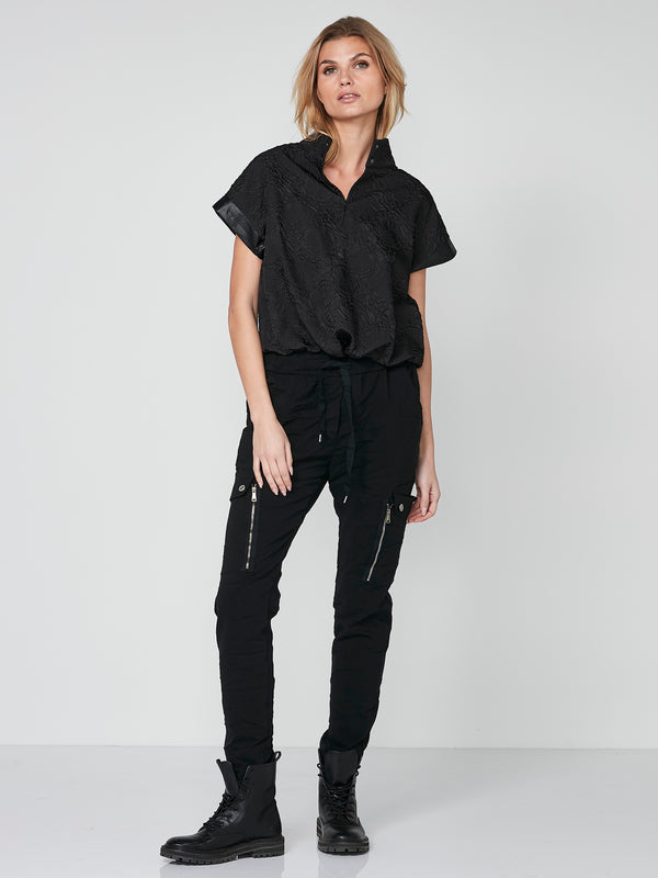 NÜ CARMEN cargo bukser Bukser 000 Solid black