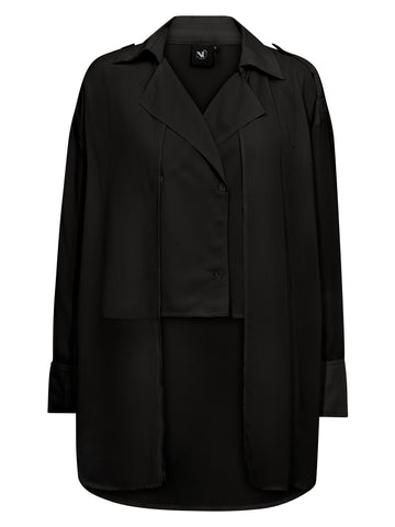 NÜ CELSA Skjorte Skjorter Svart