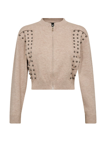NÜ CHARLIE Cardigan strikkegenser Cardigans 125 Seasand mix