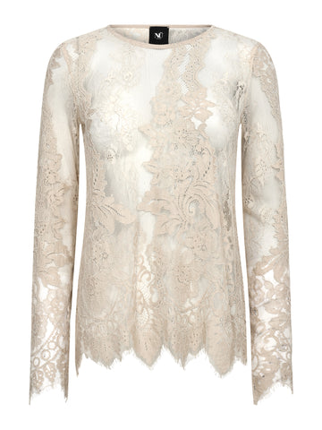 NÜ CHARLOTTE Top Bluser 112 Bone