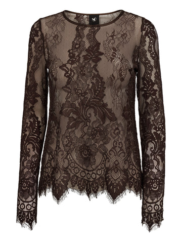 NÜ CHARLOTTE Top Bluser 289 Brown