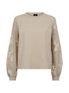 NÜ CHELO Strikket Bluse Bluser 112 Bone
