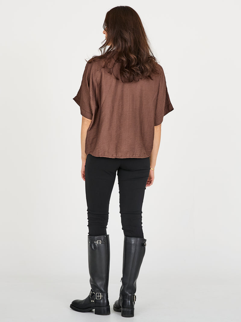 NÜ CINDA blouse Topper og t-skjorter 289 Brown