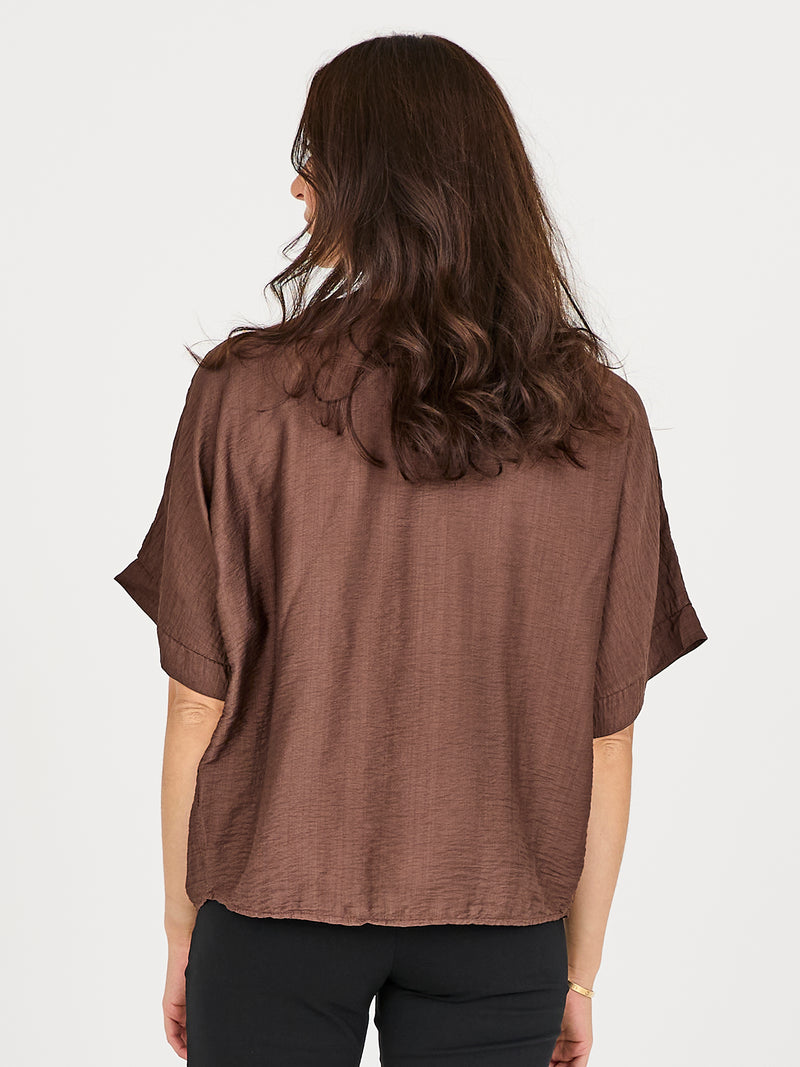 NÜ CINDA blouse Topper og t-skjorter 289 Brown