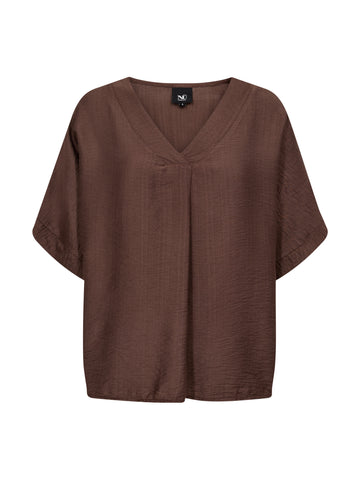 NÜ CINDA blouse Topper og t-skjorter 289 Brown