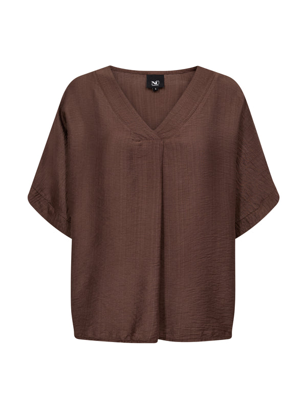 NÜ CINDA blouse Topper og t-skjorter 289 Brown