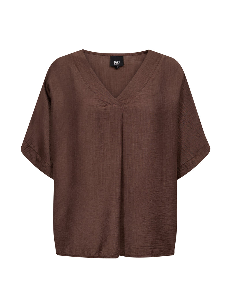 NÜ CINDA blouse Topper og t-skjorter 289 Brown