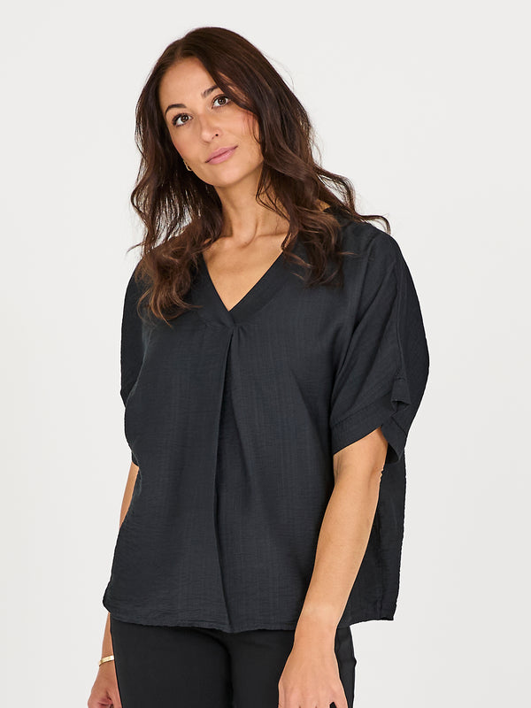 NÜ CINDA blouse Topper og t-skjorter Svart