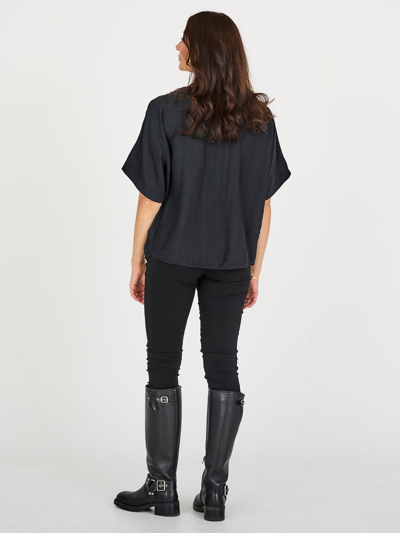 NÜ CINDA blouse Topper og t-skjorter Svart