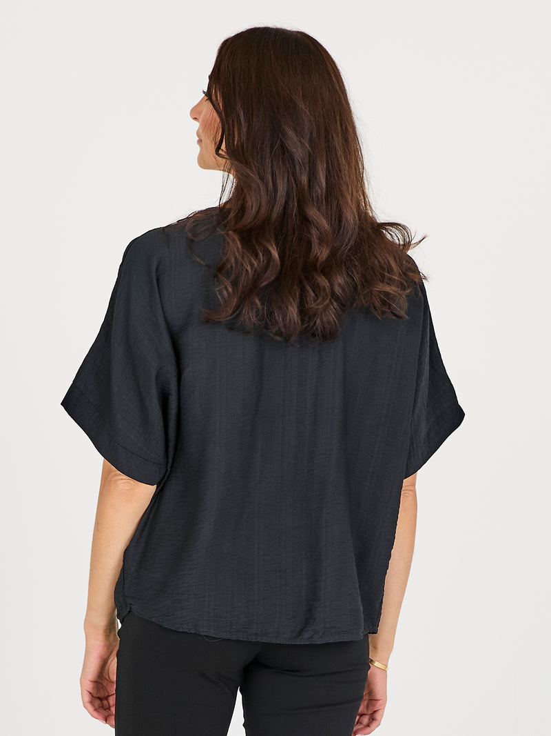 NÜ CINDA blouse Topper og t-skjorter Svart