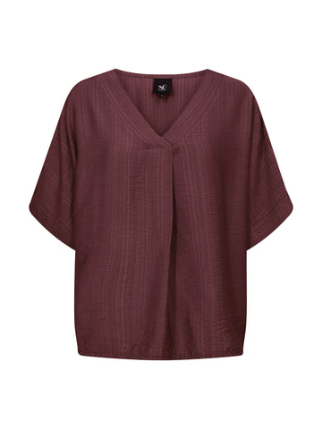 NÜ CINDA bluse Topper og t-skjorter 640 Burgundy