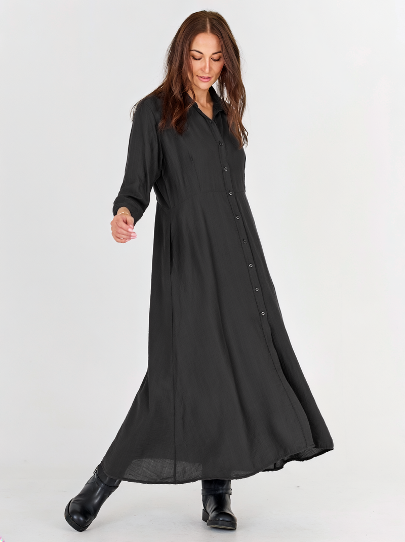 NÜ Caitlin Tunic Dress Kjoler Svart
