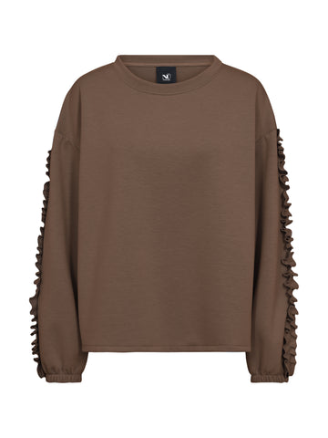 NÜ Camille Bluse Bluser 289 Brown Mix