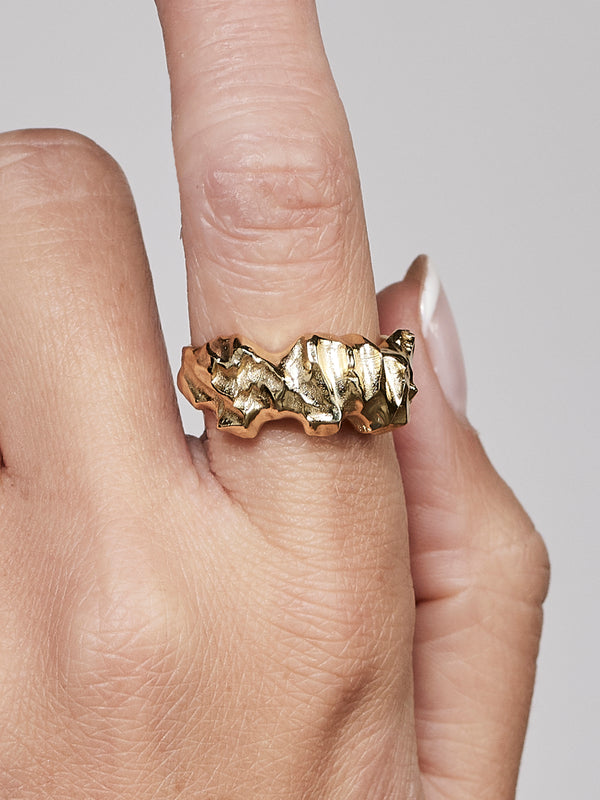 NÜ Cave nr. 8 Ring Jewellery 011 Gold