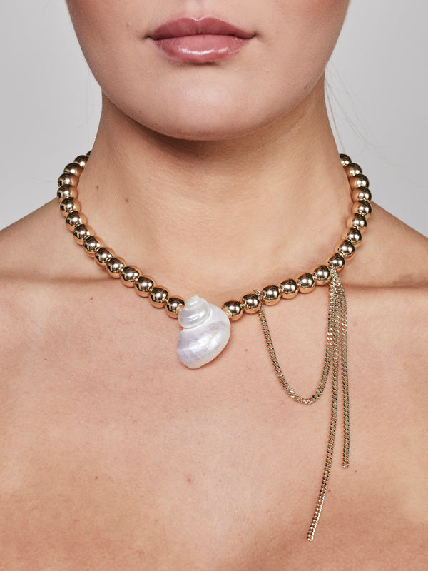 NÜ Cave nr. 9 Halskjeddet Jewellery 011 Gold