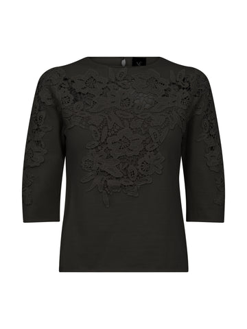 NÜ DAC Bluse strikket Bluser Svart