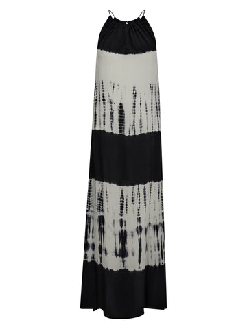 NÜ DANA Lang festkjole Kjoler Svart mix