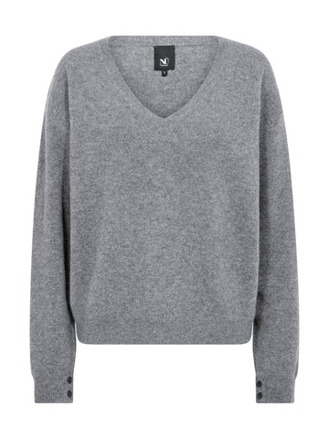 NÜ ERIKKA Bluse strikk Strikket 901 Grey