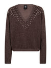 NÜ EUGENIA Bluse Strikket Strikket 289 Brown Mix