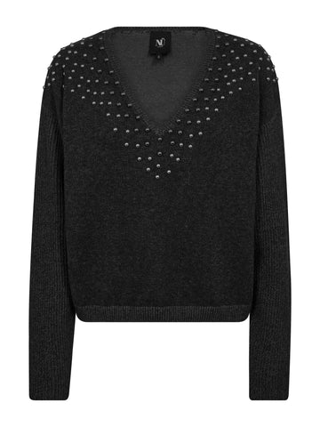 NÜ EUGENIA Bluse Strikket Strikket Svart
