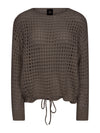 NÜ EVALINA Strikket bluse Bluser 289 Brown